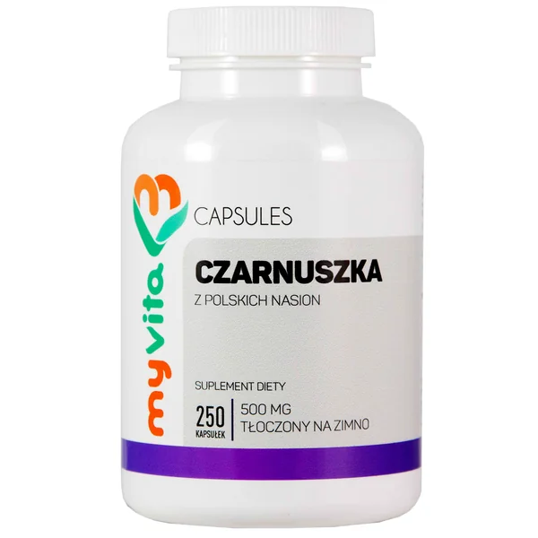 MyVita Schwarzkümmelöl 120 Kapseln, kaltgepresst und unraffiniert zur Unterstützung des Immunsystems und Linderung von Allergien