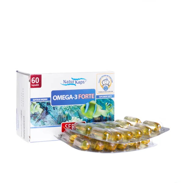 NaturKaps Omega-3 Forte Herz 60 Kapseln – Fischölkapseln mit EPA & DHA zur Unterstützung der Herzfunktion und Omega-3-Versorgung