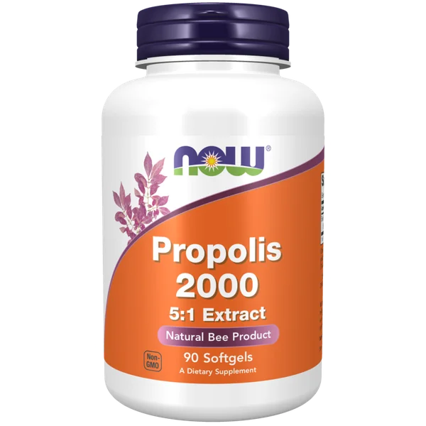 Now Foods Propolis 2000 Extrakt, 90 Kapseln, Nahrungsergänzung zur Unterstützung des Immunsystems und Förderung des Wohlbefindens