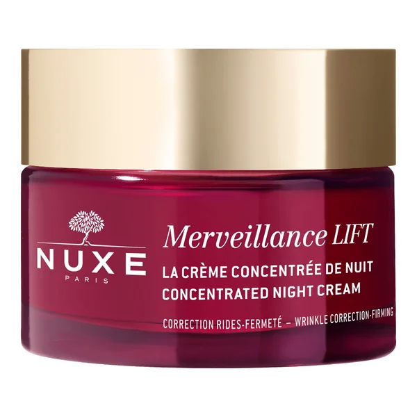NUXE Merveillance Lift straffende Nachtcreme mit Mikroalgenöl gegen Falten, 50 ml