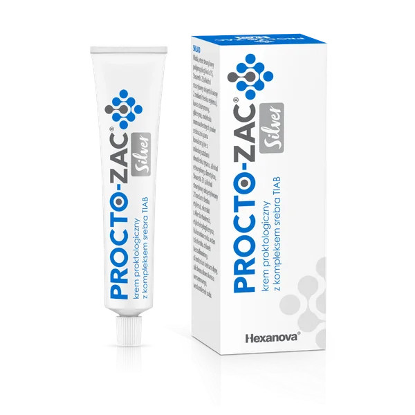 Procto-Zac Silver Creme gegen Hämorrhoiden und Analfissuren mit Silberkomplex TIAB, 25 ml Tube