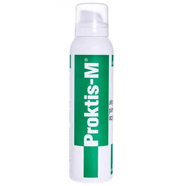 Proktis-M Reinigungsschaum 150 ml, sanfte Pflege und Reinigung des Analbereichs bei Hämorrhoiden und nach proktologischen Eingriffen