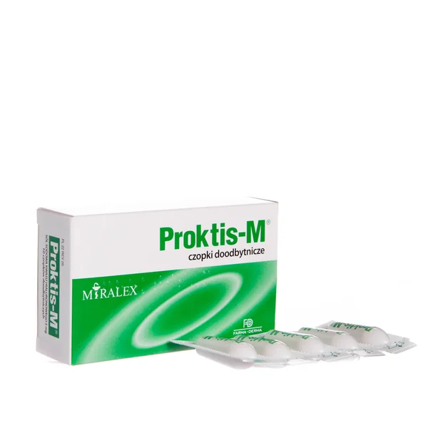 Proktis-M Zäpfchen 10 Stück zur Unterstützung der Regeneration der Analschleimhaut bei Hämorrhoiden und Analfissuren