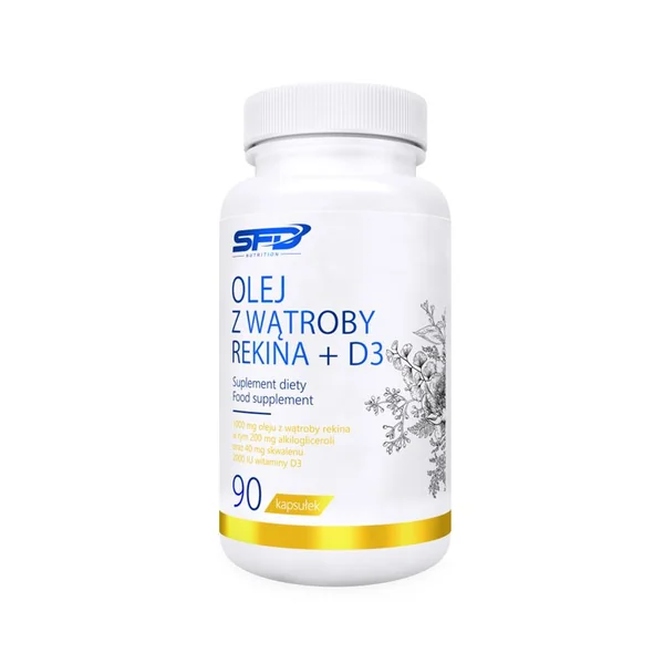 SFD Hai-Lebertran Kapseln mit Vitamin D und Knoblauch – Nahrungsergänzung für Immunsystem und antioxidative Unterstützung