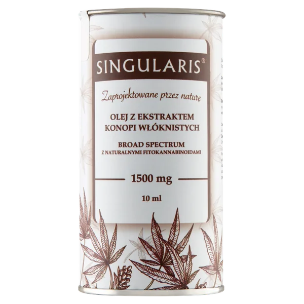Singularis Broad Spectrum Hanföl 1500 mg – 10 ml Öl mit Hanfextrakt und natürlichen Phytocannabinoiden