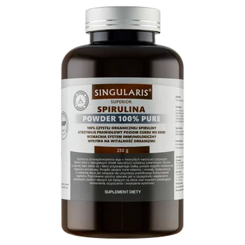 Singularis Superior Spirulina Pulver 100% Rein im Glas – natürliches Superfood für Gesundheit und Vitalität