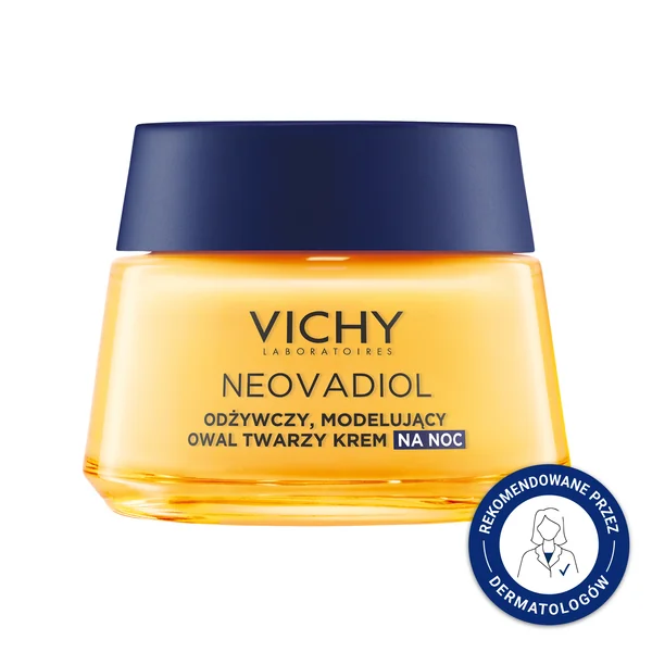 Vichy Neovadiol Nachtcreme 50 ml – nährende und ovalmodellierende Creme für reife Haut zur Reduzierung von Falten und Straffung der Haut