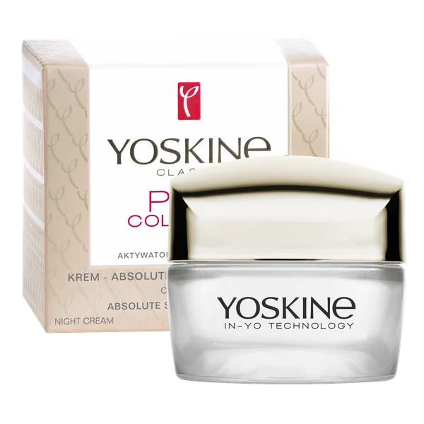 Yoskine Classic Nachtcreme 60+ 50ml für trockene Haut, intensive Anti-Aging Pflege, reduziert Falten