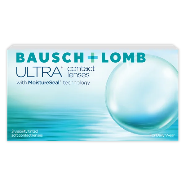Bausch+Lomb Ultra Monatslinsen –8,50 3er-Pack mit MoistureSeal-Technologie für langanhaltenden Tragekomfort