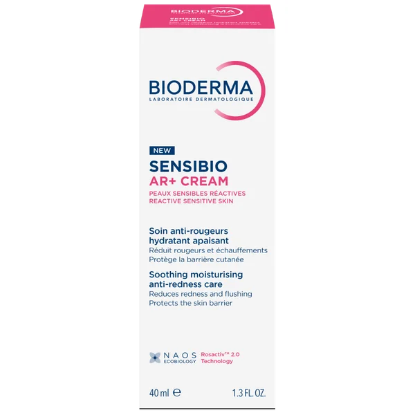 Bioderma Sensibio AR+ Creme 40 ml, beruhigende und feuchtigkeitsspendende Creme gegen Rötungen für empfindliche Haut