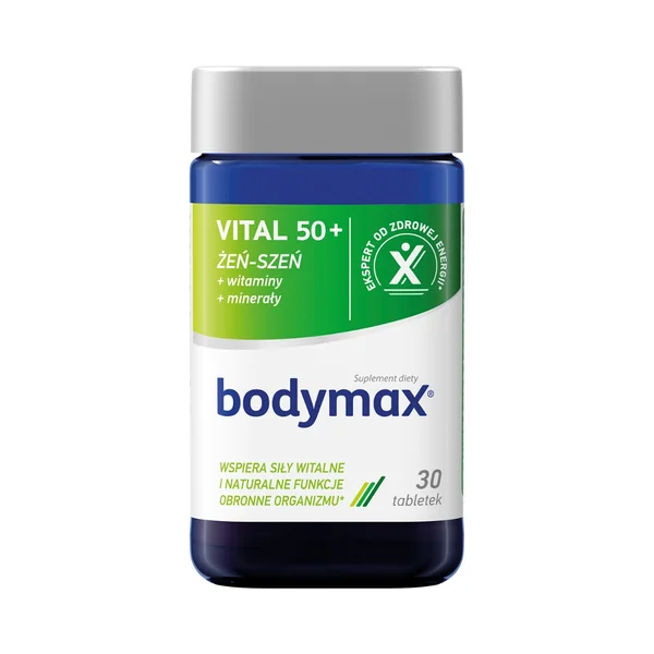 Bodymax Vital 50+ Multivitamin mit Ginseng für Erwachsene über 50 zur Steigerung von Energie und Vitalität,,,