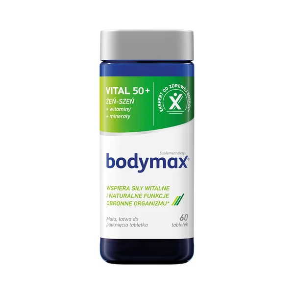 Bodymax Vital 50+ Multivitamin mit Ginseng für Erwachsene über 50 zur Steigerung von Energie und Vitalität