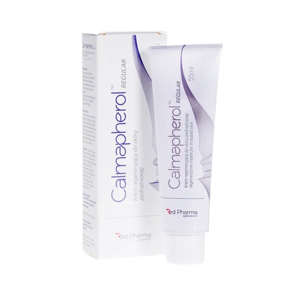 Calmapherol Regular regenerierende Creme mit Zinkoxid für gereizte und empfindliche Haut, 55 ml Tube