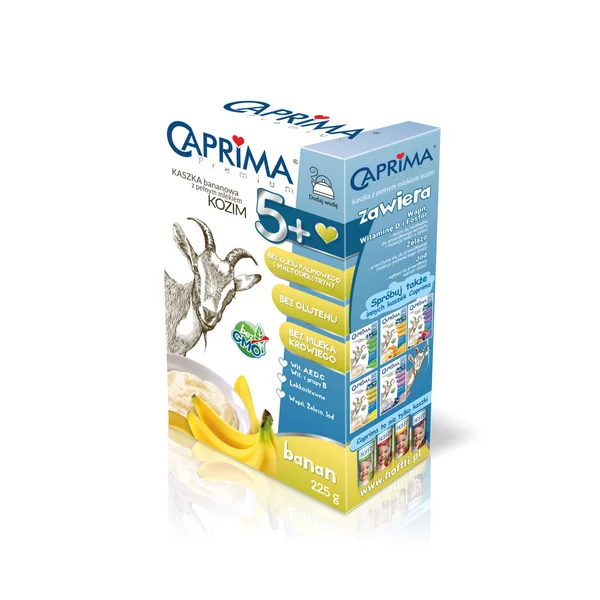 Caprima Ziegenmilchbrei Mais-Reis mit Banane für Babys ab 4 Monaten