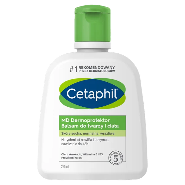 Cetaphil MD Dermoprotektor Balsam 250 ml für Gesicht und Körper, feuchtigkeitsspendend und beruhigend für empfindliche Haut