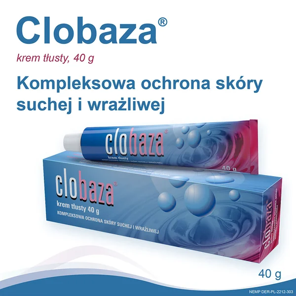 Clobaza, fettende Creme, trockene Haut, empfindliche Haut, Lanolin