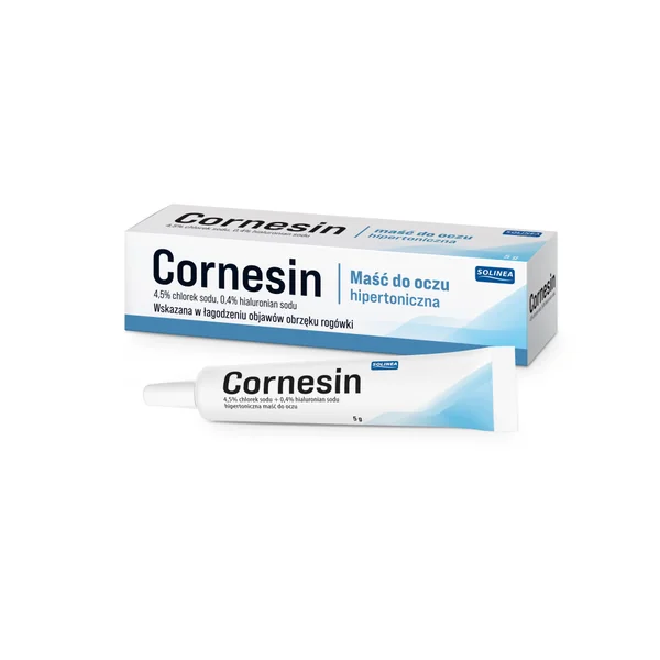 Cornesin hypertonische Augensalbe 5 g – sterile Salbe zur Linderung von Hornhautödem, feuchtigkeitsspendend und schützend für die Augen.