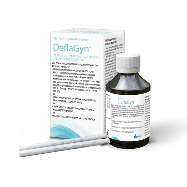 DeflaGyn Vaginalgels 150 ml mit 2 Applikatoren zur Unterstützung gesunder Scheidenflora und Behandlung abnormaler Zytologie