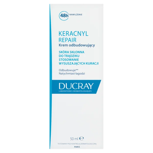 Ducray Keracnyl Repair Creme regenerierende Feuchtigkeitspflege für aknegeschädigte Haut 50 ml