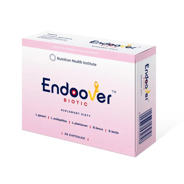 Endoover Biotic – Probiotikum für Frauen mit 5 Milchsäurebakterien-Stämmen und Präbiotikum Fibregum für Darm- und Intimgesundheit