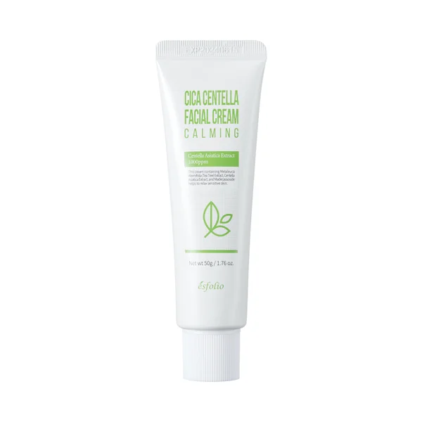 Esfolio beruhigende Gesichtscreme mit Asiatischem Wassernabel 50 ml – Pflege für empfindliche, gereizte Haut