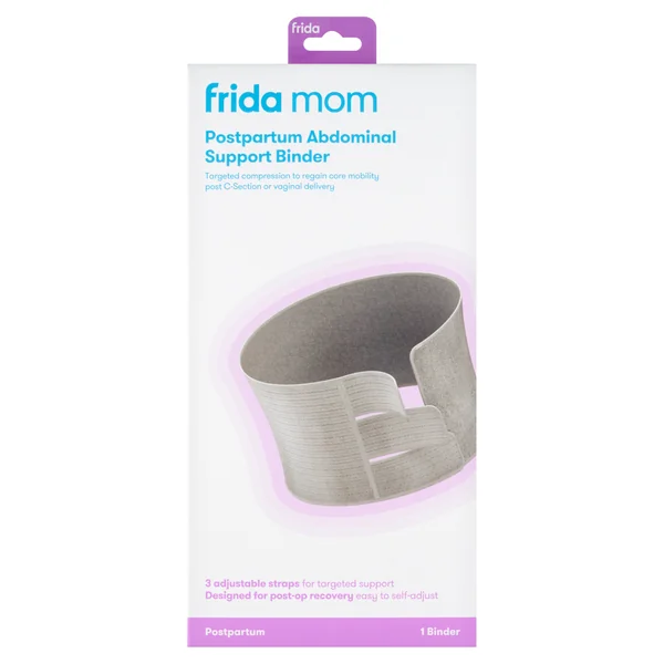 Frida Mom Schutz-Bauchgurt mit Gel-Einlagen zur Unterstützung des Bauches und Lendenbereichs während Schwangerschaft und Erholung nach Kaiserschnitt