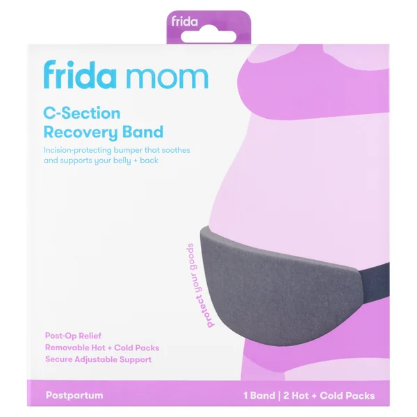Frida Mom postpartaler Bauchgurt mit Gel-Einlagen zur Unterstützung der Bauchmuskeln nach Kaiserschnitt oder Geburt