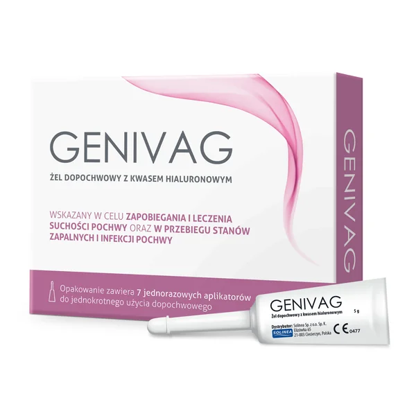 Genivag Vaginalgel 7 Applikatoren à 5 g – Hyaluronsäure-Gel gegen Scheidentrockenheit und Reizungen