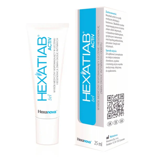 Hexatiab Activ Gel – medizinisches Gel für Intimbereich zur Infektionsprävention und Linderung von Reizungen
