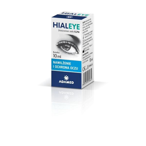 Hialeye 0,2% Augentropfen, sterile befeuchtende Tropfen für trockene und gereizte Augen