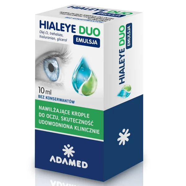 Hialeye Duo Augentropfen Flasche 10 ml, lipidhaltige Mikroemulsion für trockene und gereizte Augen