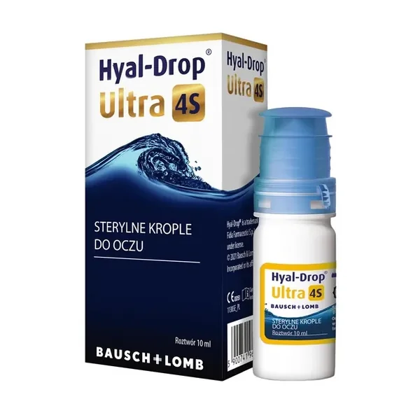 Hyal-Drop Ultra 4S Augentropfen 10 ml zur Befeuchtung, Schutz und Regeneration der Augenoberfläche bei trockenem Auge