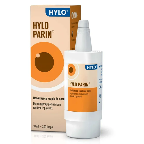 Hylo Parin Augentropfen 10 ml – sterile Tropfen zur Befeuchtung und Regeneration trockener, gereizter Augen mit Hyaluronsäure und Heparin