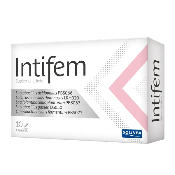 Intifem Probiotikum Kapseln für Frauen zur Unterstützung der Vaginalflora und des natürlichen Gleichgewichts im Intimbereich