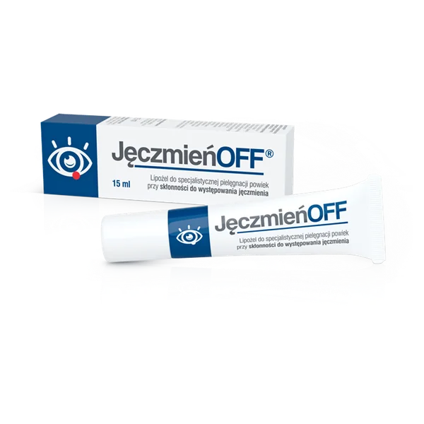 JęczmieńOFF Lipo-Gel 15 ml für spezialisierte Augenlidpflege – lindert Reizungen, Rötungen und Juckreiz der Augenlider