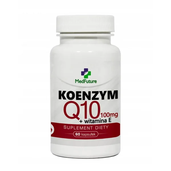 MedFuture Coenzym Q10 100 mg + Vitamin E 60 Kapseln – Unterstützung für Herz, Energie und Zellschutz
