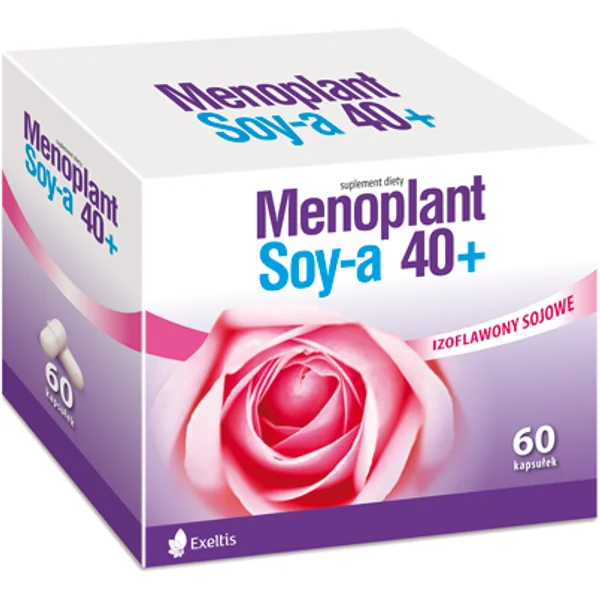 Menoplant Soy-a 40+ Kapseln – Nahrungsergänzung mit Soja-Isoflavonen zur Unterstützung der Frauengesundheit in den Wechseljahren
