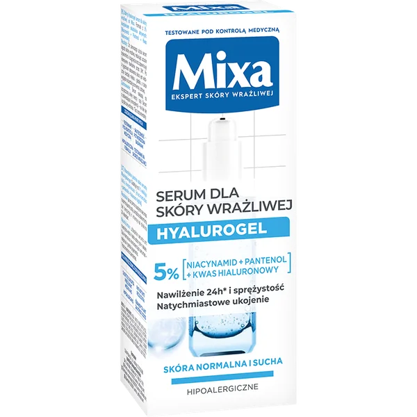 Mixa Hyalurogel Serum für empfindliche Haut 30 ml – intensiv feuchtigkeitsspendendes und beruhigendes Hyaluron-Serum