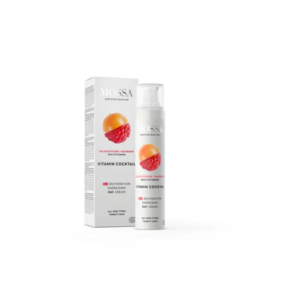 Mossa Vitamin Cocktail Multi-Vitamin Tagescreme 50 ml für intensive Feuchtigkeit und Energie für müde Gesichtshaut