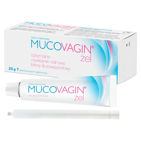 Mucovagin Vaginalgel – medizinisches Gel mit Hyaluronsäure zur Befeuchtung und Regeneration der Vaginalschleimhaut und äußeren Intimbereiche