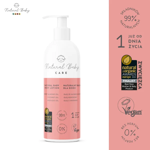 Natural Baby Care Babybalsam 200 ml – pflegend, vegan, für empfindliche und trockene Babyhaut geeignet