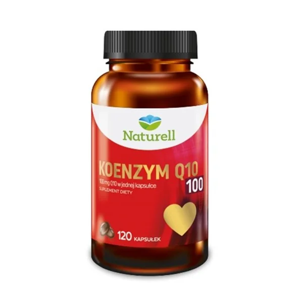 Naturell Coenzym Q10 100, 120 Kapseln – hochdosiertes Coenzym Q10 für Energie, Vitalität und Anti-Aging, aus natürlicher Fermentation.