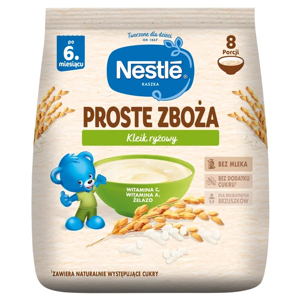 Nestlé Reisbrei ab dem 6. Monat, glutenfrei und vitaminreich für Babys