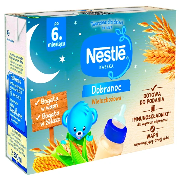 Nestlé Mehrkorn-Trinkbrei für Babys ab 6 Monaten, 2 × 200 ml