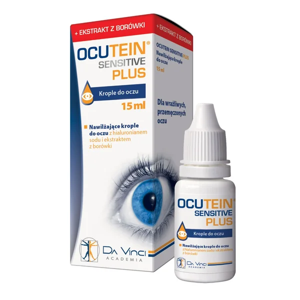 Ocutein Sensitive Plus Augentropfen 15 ml – feuchtigkeitsspendend, beruhigend und schützend für trockene, gereizte und empfindliche Augen