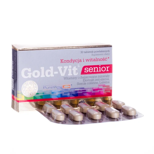 Gold-Vit Senior Multivitamin für ältere Erwachsene – Vitamine und Mineralstoffe für Vitalität und Immunsystem