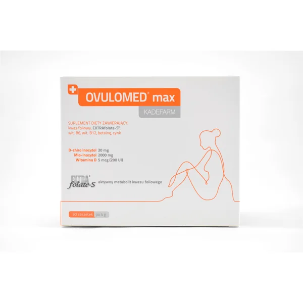 Ovulomed Max Pulver 30 Beutel – Nahrungsergänzung für Frauen mit PCOS, Myo-Inositol, Vitamine und Zink für hormonelle Balance