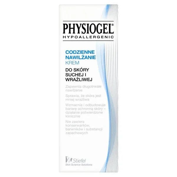 Physiogel Hypoallergenic Creme für trockene und empfindliche Haut 75 ml – feuchtigkeitsspendende Pflege