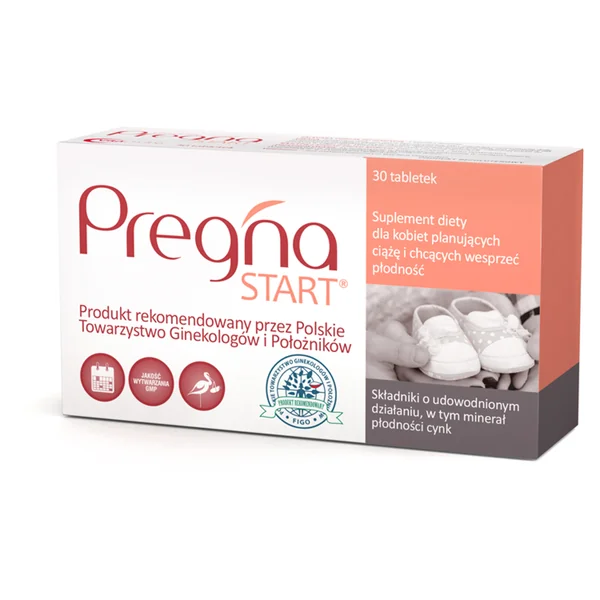 Pregna START Nahrungsergänzung für Frauen mit Kinderwunsch mit Folsäure, Jod und Vitamin D