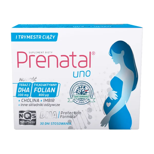 Prenatal® Uno DHA Kapseln für Schwangere, Omega-3, DHA, EPA, Folsäure, Vitamine D, B6, B12 und Jod